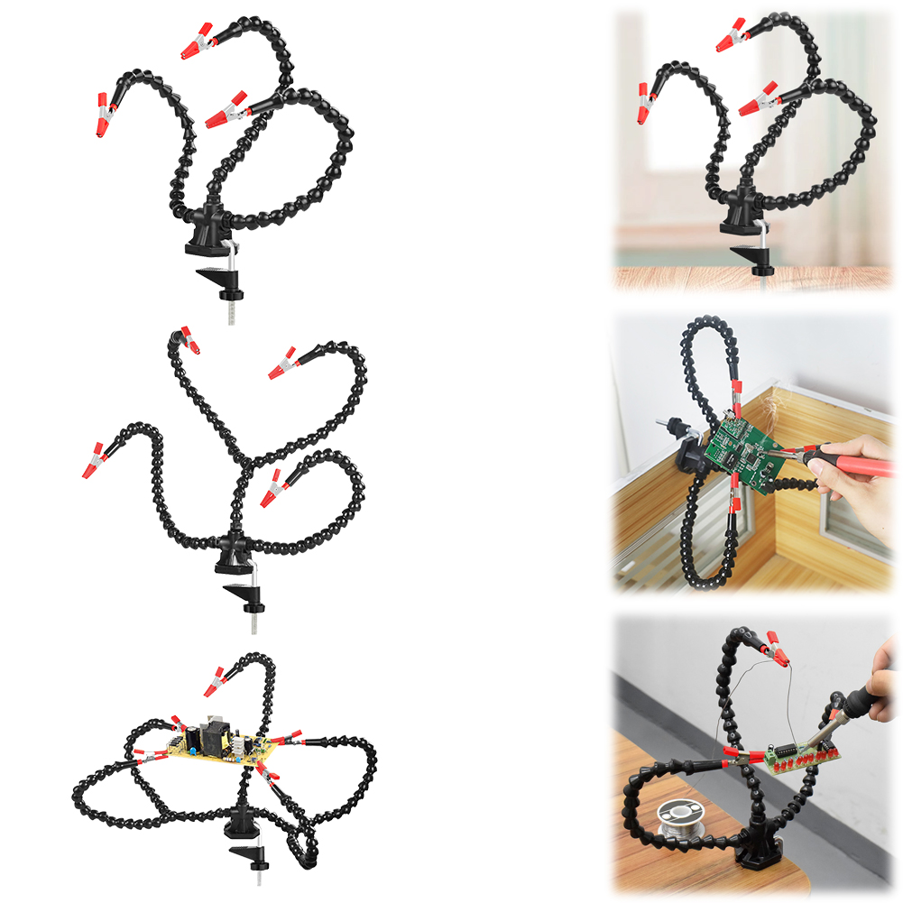 Electronic Gadgets - Desk Clamp Soldering Third Hand Tool