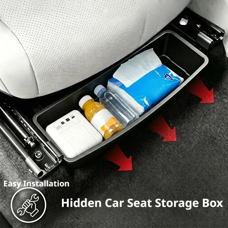 Electronic Gadgets - Under Seat Storage Box Universal Car