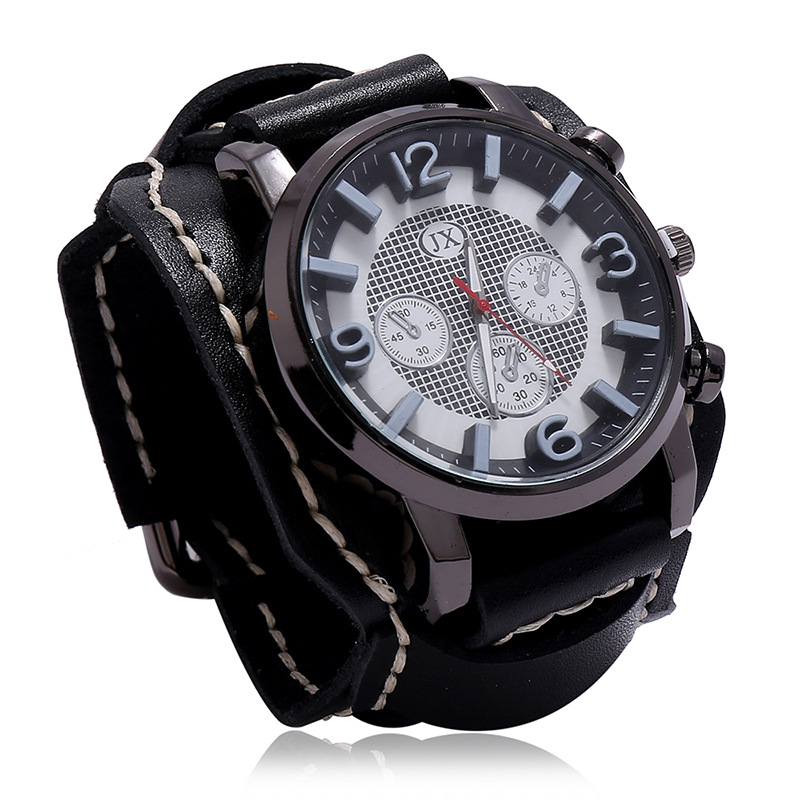 Electronics Gadgets For Men - Punk Vintage Genuine Leather Strap Electronic