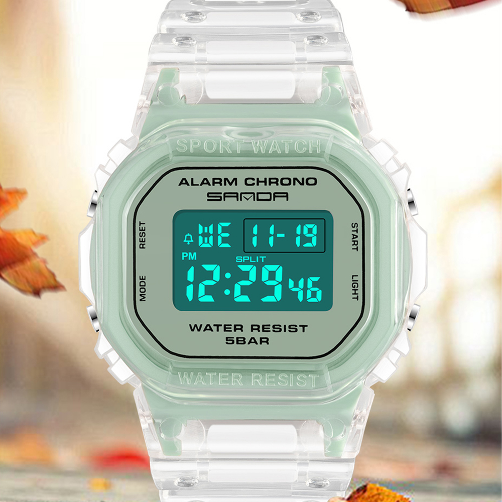SANDA White Fashion Sport Watc - Electronics Gadgets For Men ulasan dan harga