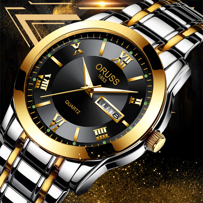 Men's Quartz Watch Ultra Thin  - Electronics Gadgets For Men ulasan dan harga
