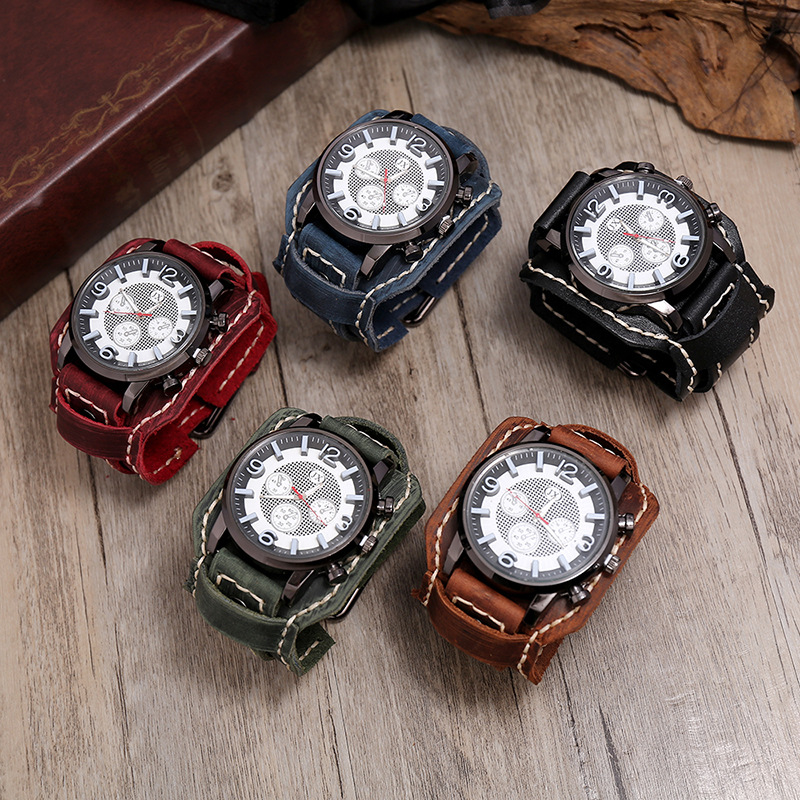 Punk Vintage Genuine Leather S - Electronics Gadgets For Men ulasan dan harga