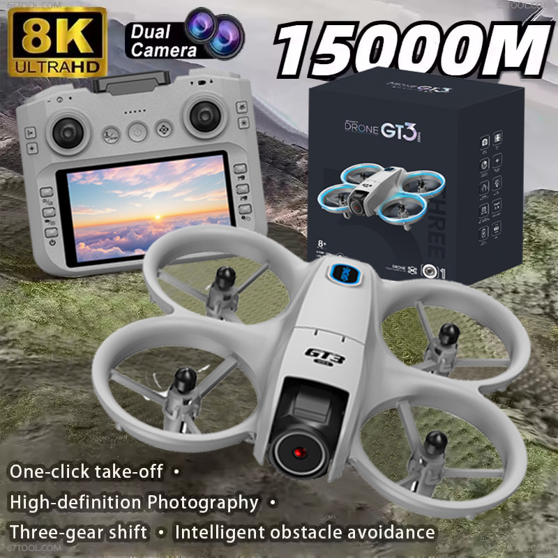 NEW Original GT3 MINI Drone 8K - New Gadgets Electronic ulasan dan harga