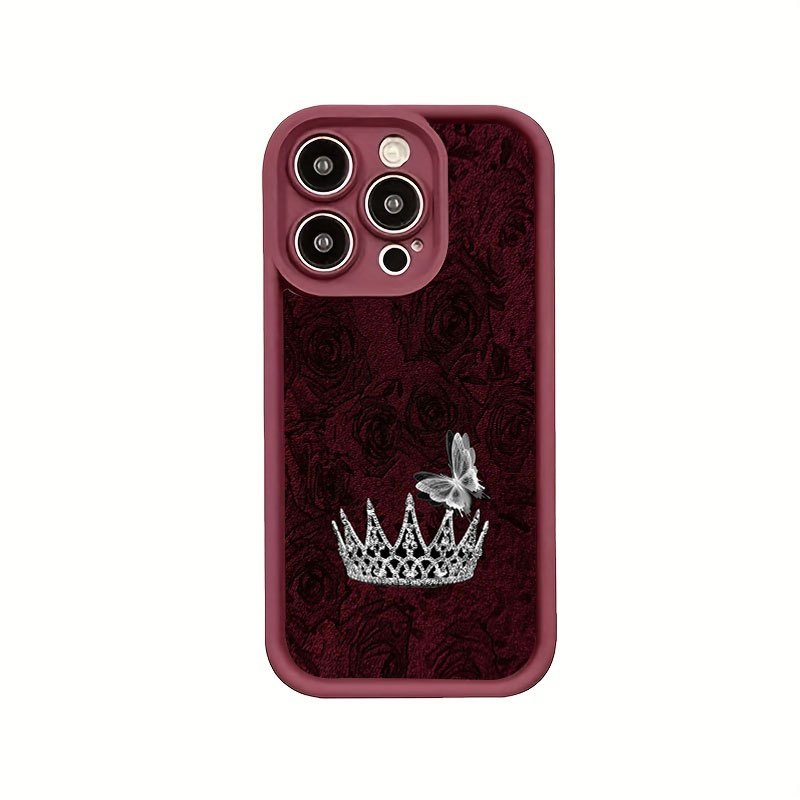 Phone Case Red Rose Silver Cro - Apple Iphone 15 Pro Max ulasan dan harga